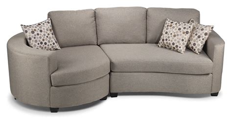 Andrea 2 Pc Sectional Couches Living Room Small Curved Sectional