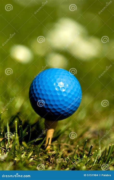 Blue Golf Ball 3 Stock Images Image 5151984