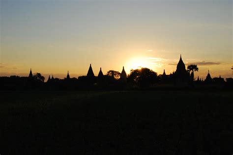 Bagan Temple Silhouette At Sunrise 3 Stephen Bugno Flickr