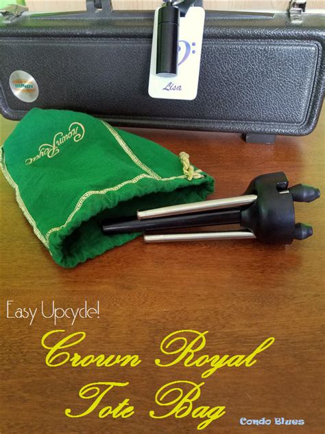 Condo Blues Quick And Easy Reuse For A Crown Royal Bag