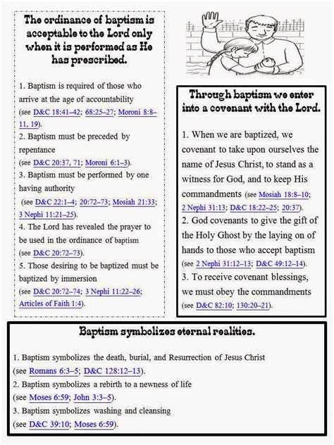 Sofias Primary Ideas Lds Baptism And Holy Ghost Outline Scripture
