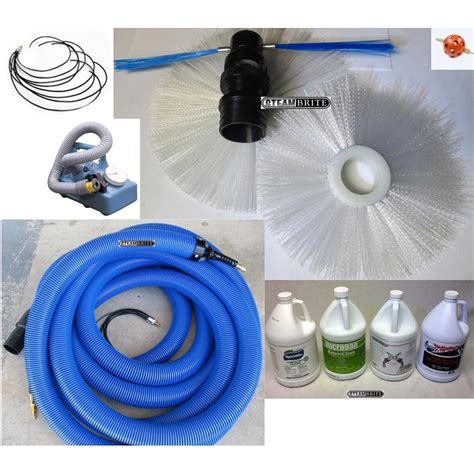Clean Storm Vacu Whip Air Duct Cleaning Start Up Kit For Carpet