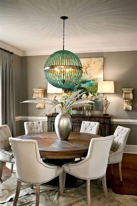 Typically a sideboard or buffet table is placed in a kitchen or dining room to provide extra space. Gray Dining Room Ideas Shine In 2017