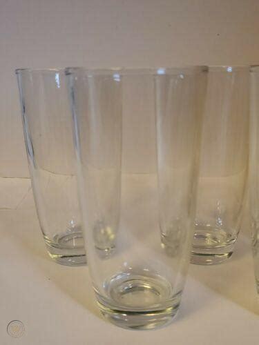 Libbey Crisa 16 Oz Drinking Glasses Tumblers Set Of 5 3765336088