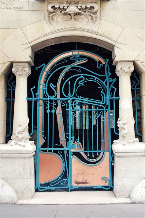 Gate Of Castel Béranger Hector Guimard Art Nouveau Art Nouveau