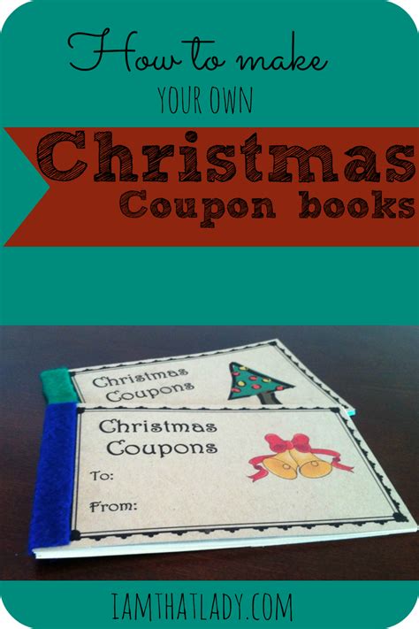 Christmas Coupon Books Print These Off For Free For