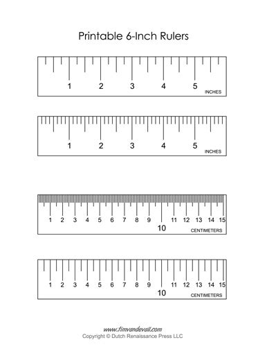 Best Printable Ruler Inches Sherrys Blog