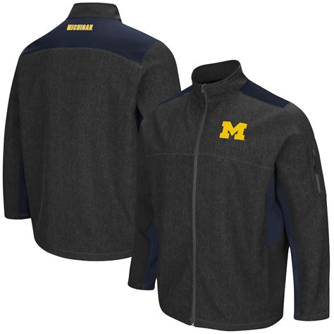 Mens Colosseum Charcoalnavy Michigan Wolverines Big And Tall Acceptor