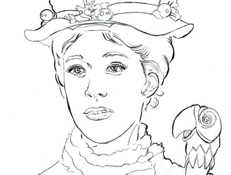 Mary Poppins Coloring Pages Coloring Pages