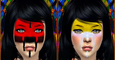 My Sims 4 Blog Native American Makeup Set By Jennisims