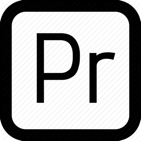 Adobe premiere pro иконки ( 754 ). ユニーク Premiere Pro Logo Black And White - さととめ