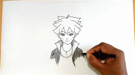 How To Draw Boruto Uzumaki From Naruto Youtube