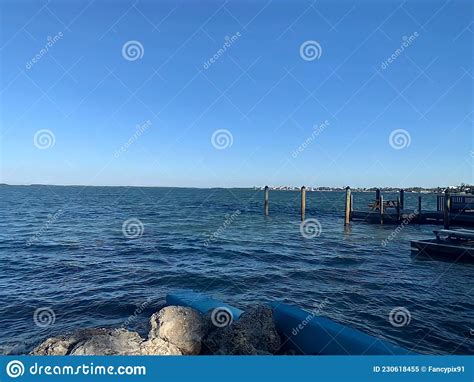 Beautiful Ocean Waters Of South Florida Stock Image Image Of