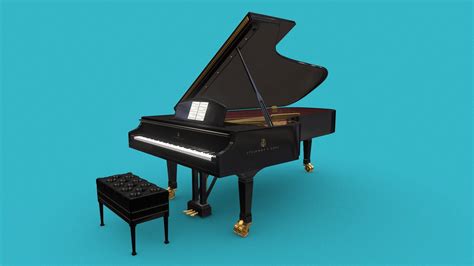 100x Free Grand Piano Steinway And Son Fbx2021 3d Model By Jan VanČÍk