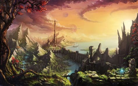 Fantasy Landscape Hd Wallpaper
