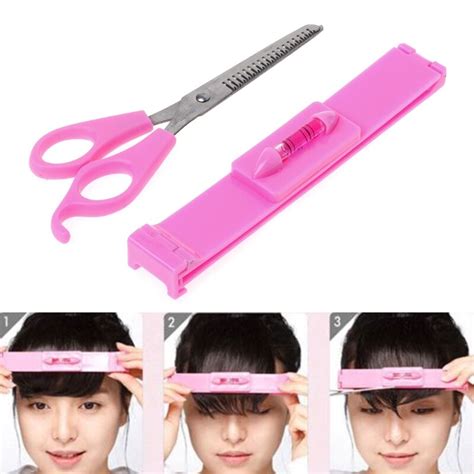 Mix 'em up in a bowl and cover your hair, then let the mask sit for as long as you'd like before. Women Girl Fashion Clipper Fringe Hair Cutting Guide Layer ...