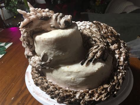 Creations Baking Art 1 Dragon Cake Fail