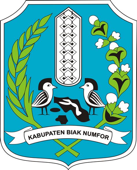 Logo Kabupaten Biak Numfor, Kabupaten Keerom dan Kabupaten ...