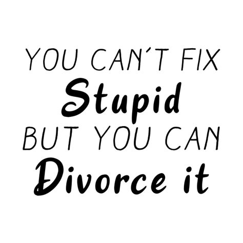 You Can T Fix Stupid But You Can Divorce It Divorce Pillow Teepublic