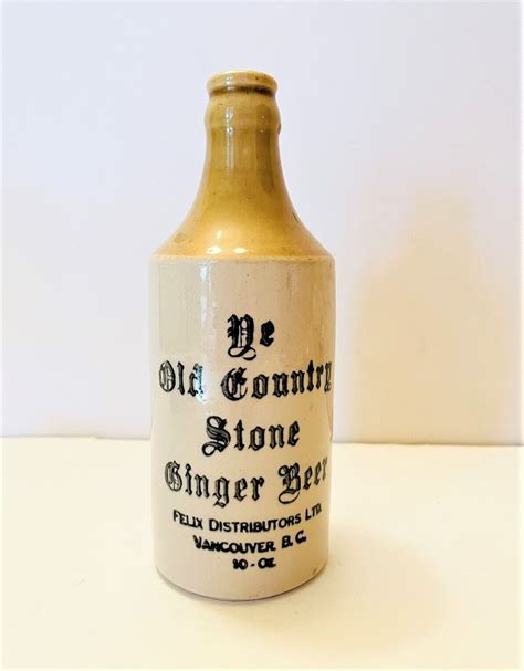 Antique Ye Old Country Stone Stoneware Ginger Beer Bottle Etsy