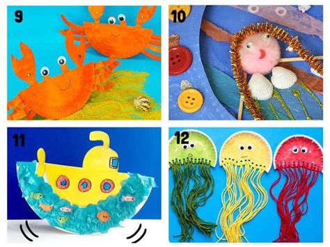 20 Awesome Paper Plate Ocean Crafts Kids Craft Room
