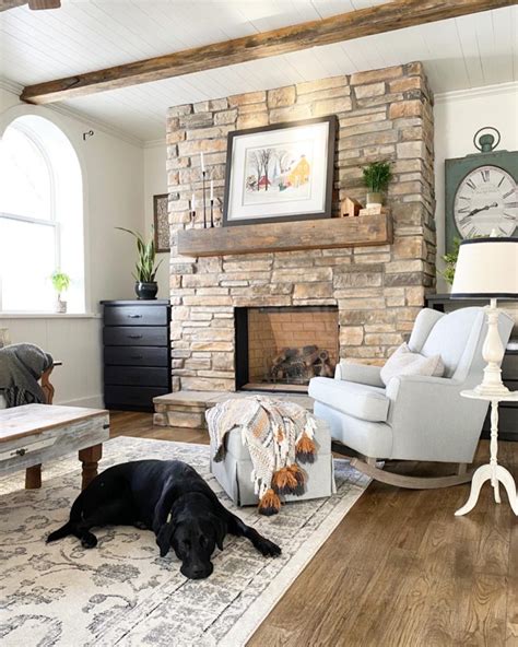 If needed, feel free to switch it up, depending on your taste style. How to Whitewash a Stone Fireplace - Super Easy Project ...