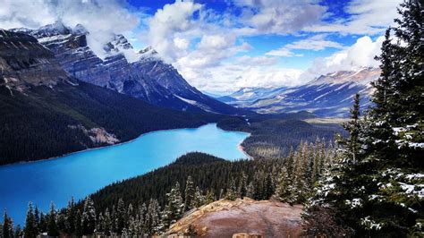 Wallpaper Clouds Banff National Park Alberta Free Pictures On Fonwall