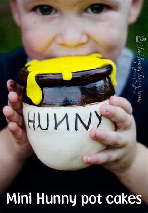 Mini Hunny Honey Pot Cakes Tutorial Ashlee Marie Real Fun With Real Food