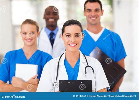 Healthcare Professionals Hospital Stock Image Image Of Girls