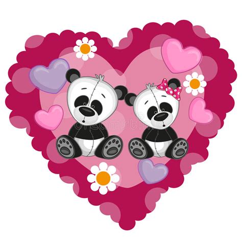 Two Pandas Stock Vector Illustration Of Computer Illustrations 41998186