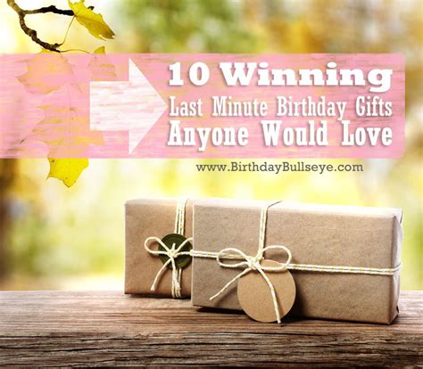 Today i will show you 5 super easy & quick to create last minute diy gift ideas everyone can make in about 5 minutes as a christmas or birthday. 10 Winning Last Minute Birthday Gifts That Anyone Would ...