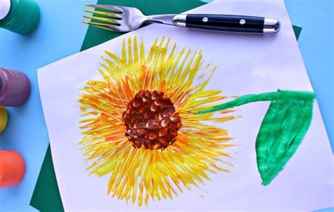 10 Sunflower Crafts For Kids