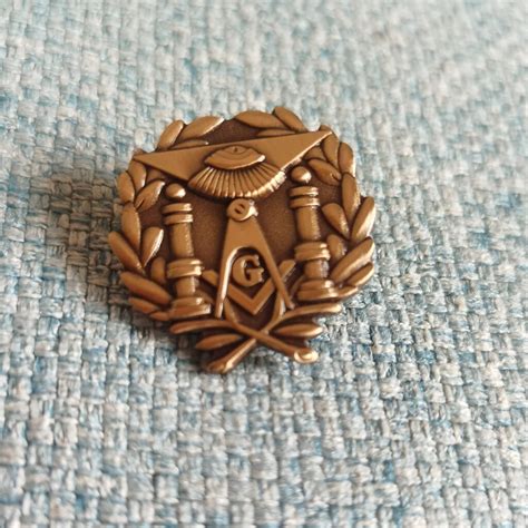 Wholesale 10pcs 1 Brass Masonic Lodge Lapel Pin Freemasonry Tt