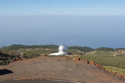 Astronomical Observatory La Palma Canariy Isles Editorial Image