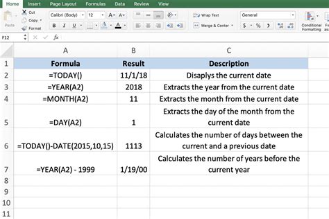How To Use The Today Function In Excel