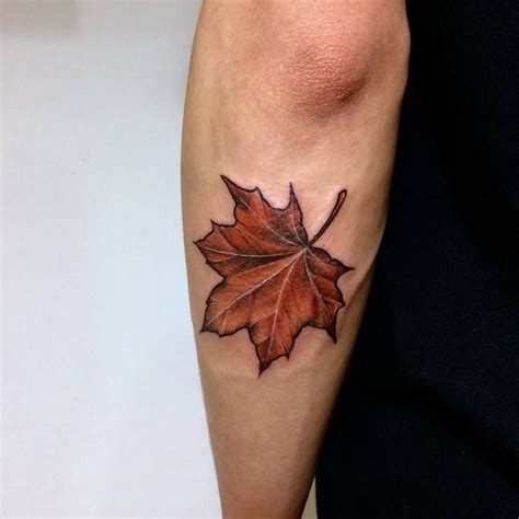 Maple Leaf Tattoo By Fintattoos Maple Leaf Tattoo Tattoos Maple