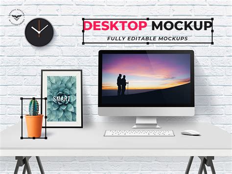 Desktop Mockups Template By Victorthemes On Dribbble
