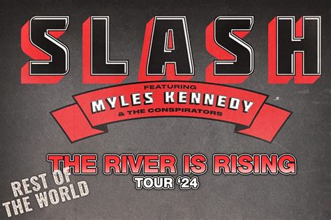 Slash Featuring Myles Kennedy And The Conspirators Share 2024 Tour Dates