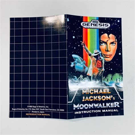 Michael Jacksons Moonwalker Sega Genesis Etsy