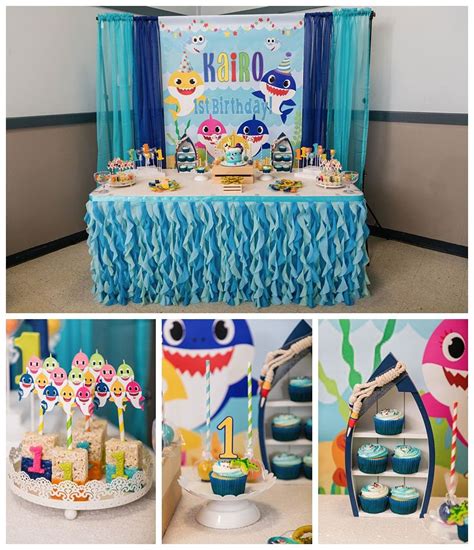 Baby Shark Themed First Birthday Party At Knights Of Columbus In Hamden