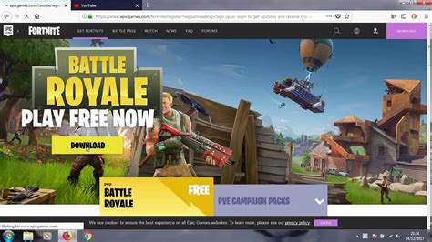 How To Install Fortnite On Pc For Free Youtube