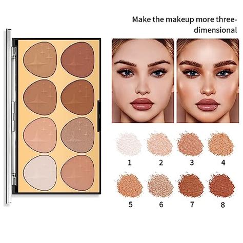 Highlighter Powder Palettes Makeup Palettes Facial Bronzers Palettes
