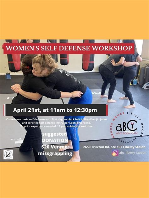 Womens Self Defense Class Any Body Can Youth Foundation San Diego