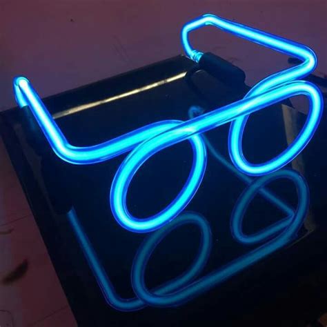 Glasses Neon Sculpture Neon Signs Neon Light Signs