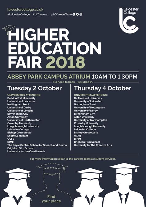Higher Education Fair poster A3 | Higher education marketing, Education fair, Higher education