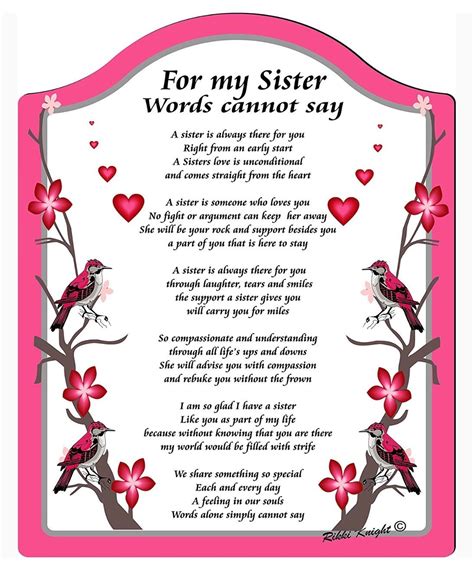 Happy Birthday Sister Poems Quotes Hasa Quotes