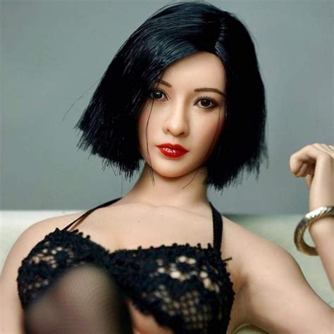 Buy Hiplay 1 6 Scale Female Figure Head Sculpt Asian Beauty Series Charming Girl Doll Head For