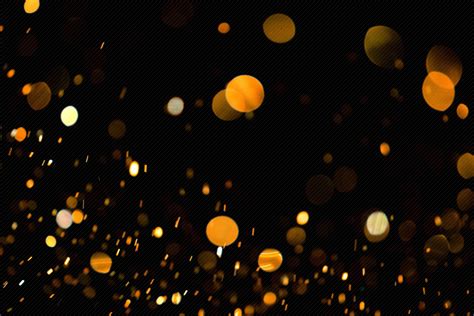 Bokeh Overlays V3 In Graphics On Yellow Images Creative Store