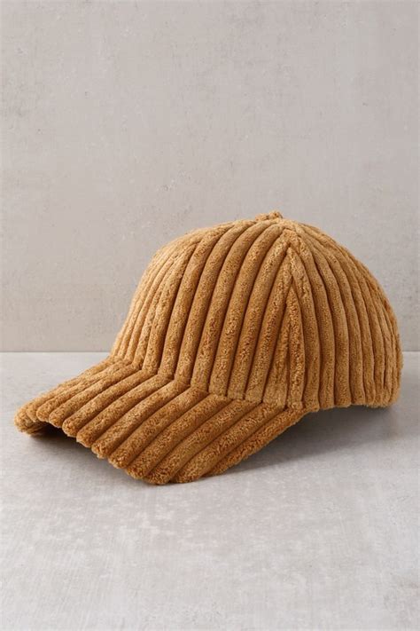 Cute Brown Hat Corduroy Baseball Cap