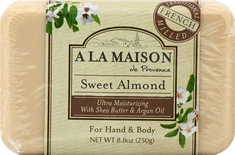 Sweet Almond Soap Bar A La Maison De Provence 88 Oz Delivery